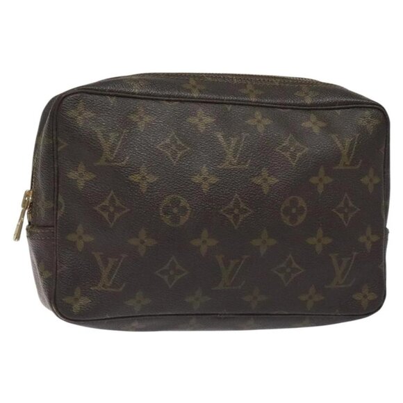 LOUIS VUITTON Monogram Trousse Toilette 23 Clutch Bag M47524 LV Auth BA3724 - Picture 1 of 16